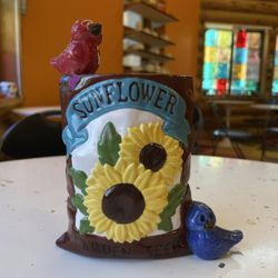 Earth 'N' Fire - Sunflower Seed container