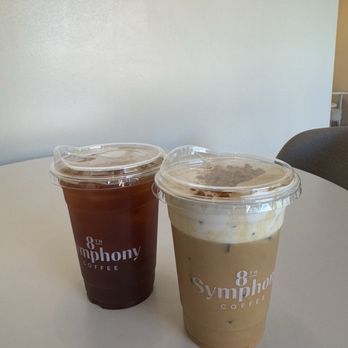 8th Symphony Coffee - Americano and biscoff latte - Coffee & Tea Near Me - Cerritos, California 8th Symphony Coffee - Americano and biscoff latte - Coffee & Tea Near Me - Cerritos, California