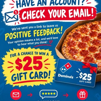 Domino's Pizza - New chance to win poster. - Pizza Near Me - Rockingham, North Carolina Domino's Pizza - New chance to win poster. - Pizza Near Me - Rockingham, North Carolina