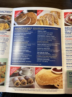 Menu photo 2 The Original Pancake House Oak Lawn, IL