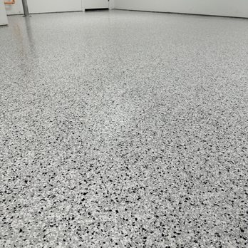 Jackson's Joyful Epoxy Resin - Garage floor epoxy with Granite color flakes. - Flooring Near Me Jackson's Joyful Epoxy Resin - Garage floor epoxy with Granite color flakes. - Flooring Near Me