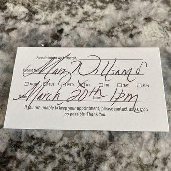 Coffee Dental Group - Appointment Card - Oral Surgeons Near Me - Modesto, California Coffee Dental Group - Appointment Card - Oral Surgeons Near Me - Modesto, California
