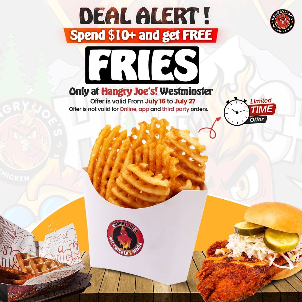 Food from Hangry Joe's Hot Chicken & Wings