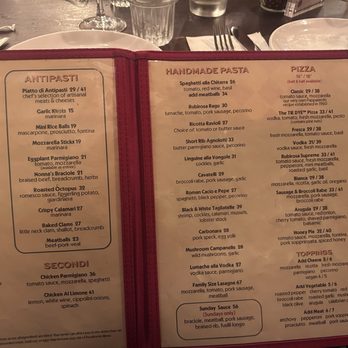 Rubirosa - Menu - Italian Near Me - New York, New York