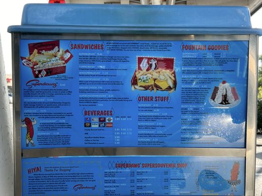Menu photo 5 Superdawg Drive-In Chicago, IL Menu photo 5 Superdawg Drive-In Chicago, IL