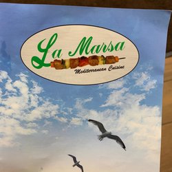 La Marsa Hartland - Menu front.