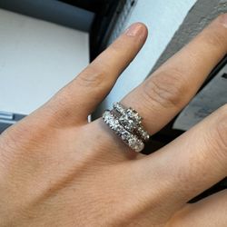 Victoria Marie Jewelers - Engagement ring and wedding band