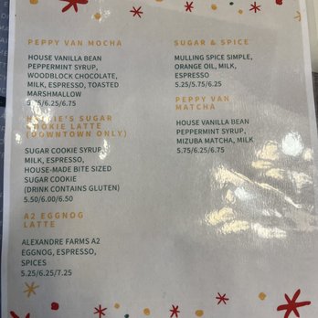 Compass Coffee Downtown - Holiday Menu - Coffee & Tea Near Me - Vancouver, Washington