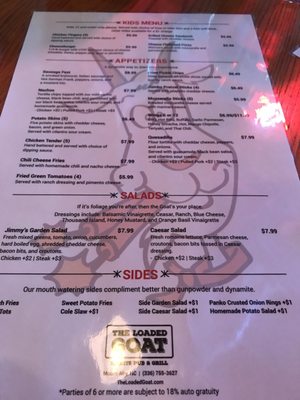 Menu photo 7 The Loaded Goat Mount Airy, NC Menu photo 7 The Loaded Goat Mount Airy, NC
