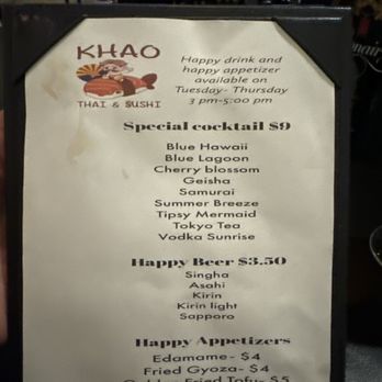 Khao Thai and Sushi - Thai Near Me - Scottsdale, Arizona