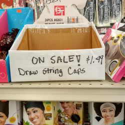 Angela's Beauty Supply - The bonnet I purchased for $3.49 once I got to the register. So he just RIPPED ME OFF!!!