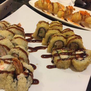 O-Dai-Ba - Calamari Bombs Tempura California Roll Crunch Hand Roll - Japanese Near Me - Rancho Cucamonga, California O-Dai-Ba - Calamari Bombs Tempura California Roll Crunch Hand Roll - Japanese Near Me - Rancho Cucamonga, California