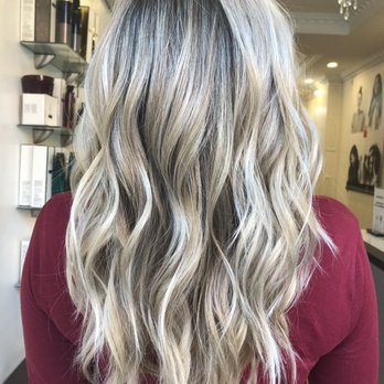 Davida Salon - Partial Highlight and root smudge by Leona - Hair Extensions Near Me - New York, New York Davida Salon - Partial Highlight and root smudge by Leona - Hair Extensions Near Me - New York, New York