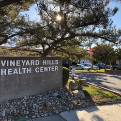 Vineyard Hills Health Center - Entrance to our parking lot - we are located at 290 Heather Court in Templeton.
