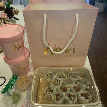 Wabi on Rose - The Deal (lunchtime, 12-3pm) with the spicy bluefin tuna roll and the yellowtail roll. - Sushi Bars Near Me - Venice, California Wabi on Rose - The Deal (lunchtime, 12-3pm) with the spicy bluefin tuna roll and the yellowtail roll. - Sushi Bars Near Me - Venice, California