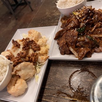 Dian Xin - Walnut Shrimp and Mongolian Beef - Dim Sum Near Me - New Orleans, Louisiana