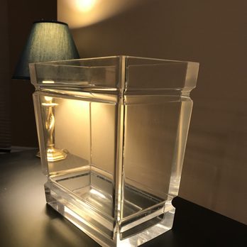 Three Stars Vintage - Lucite/Acrylic Waste Basket, photo #2 (The Look: MCM + Glam) - Used, Vintage & Consignment Near Me - Chicago, Illinois