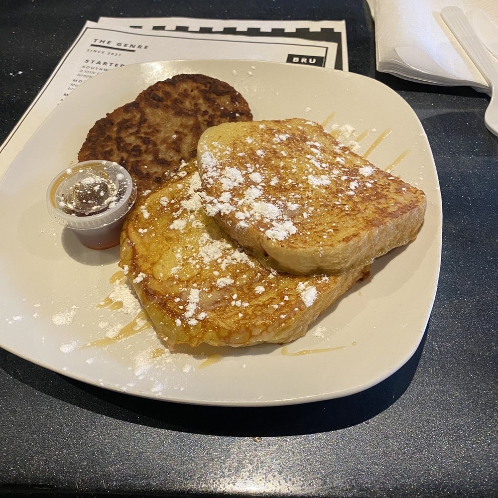 The Genre - French toast and sausage - Southern Near Me - MEMPHIS, Tennessee The Genre - French toast and sausage - Southern Near Me - MEMPHIS, Tennessee