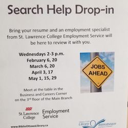 Ottawa Public Library / Bibliothèque publique d'Ottawa - Employment help
