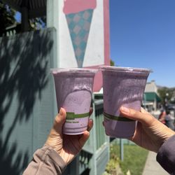 Mike's Ice Cream - Huckleberry milkshakes