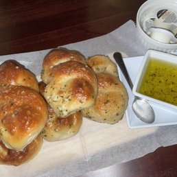 Rolls with dipping oil. So yummy. Rolls with dipping oil. So yummy.