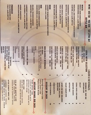 Menu photo 3 Part II Bistro Goderich, ON