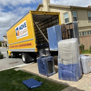 Carlsbad Square Moving - Residential moving -   Loading from townhouse - Movers Near Me - Carlsbad, California