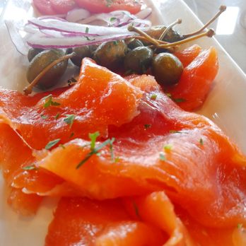 the C restaurant + bar - Smoked Salmon/ Capers / Onions/ Tomatoes - Seafood Near Me - Monterey, California the C restaurant + bar - Smoked Salmon/ Capers / Onions/ Tomatoes - Seafood Near Me - Monterey, California