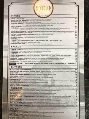 Menu photo 6 Boxcar Bar & Grill Short Hills, NJ Menu photo 6 Boxcar Bar & Grill Short Hills, NJ