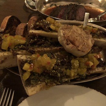 Blue Duck Tavern - Bone marrow with roasted garlic - New American Near Me - Washington, DC, District of Columbia
