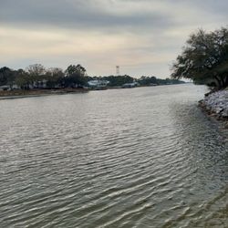 Southport Campground - Man made canal flows into Mobile