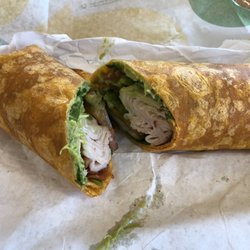 Subway - Turkey Bacon & Avocado in a Tomato Basil Wrap