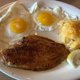Grilled Catfish with Hashbrown Casserole