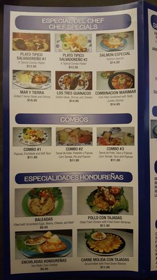 Menu photo 7 El Salvador Restaurant Baltimore, MD
