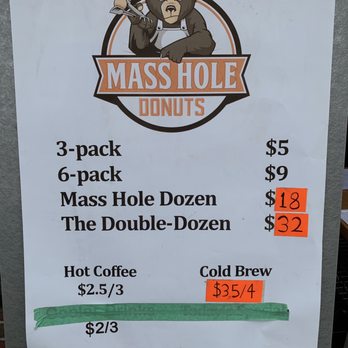 Mass Hole Donuts - Menu- Donut Holes & Coffee Options - Donuts Near Me - Somerville, Massachusetts Mass Hole Donuts - Menu- Donut Holes & Coffee Options - Donuts Near Me - Somerville, Massachusetts