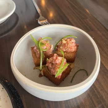Harbinger - A5 wagyu crispy beef fat potatoes - New American Near Me - Des Moines, Iowa