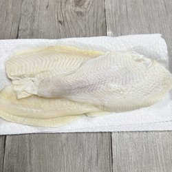 Fresh meaty flounder