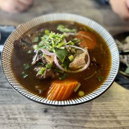 Beef Stew Rice Noodle Soup