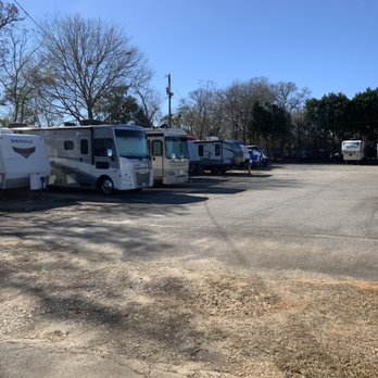 All American Self Storage - We offer parking spots for boats, rv's, and trailers! - Self Storage Near Me - Warner Robins, Georgia
