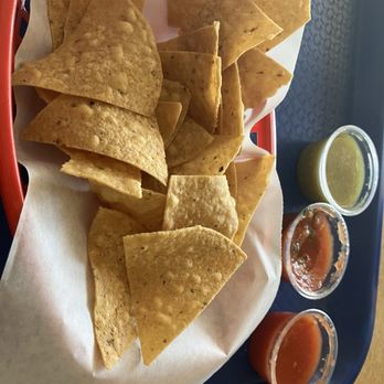La Posta De Acapulco - Chips and various hot sauces - Mexican Near Me - El Cajon, California