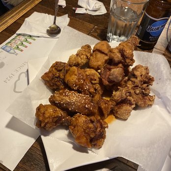 Rainpia - Half and half fried chicken - Korean Near Me - Ellicott City, Maryland