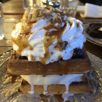 The Hideout Kitchen - Waffle Ice Cream Sandiwch - New American Near Me - Lafayette, California