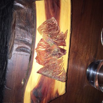 / shed - Carne secs of bison, fetid marigold, Zuni sea salt - Food Near Me - La Madera, New Mexico