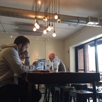 Phoenix Coffee Bar - Beautiful industrial interior - Coffee & Tea Near Me - Cleveland, Ohio