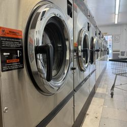Clean Center Laundromat - The line up.