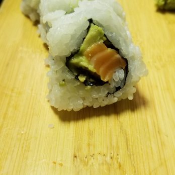 Ichiban Sushi - Salmon and avocado roll. - Japanese Near Me - Prunedale, California Ichiban Sushi - Salmon and avocado roll. - Japanese Near Me - Prunedale, California