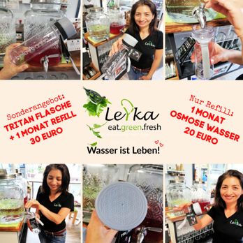 Leyla Selcuk - Gefiltertes & revitalisiertes Wasser gibt es im Leyka auch! - Vegan Near Me - Unna, NW Leyla Selcuk - Gefiltertes & revitalisiertes Wasser gibt es im Leyka auch! - Vegan Near Me - Unna, NW