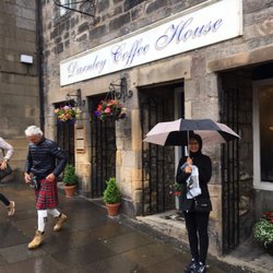 Darnley Coffee House - My wife and I had a great lunch at this place in Stirling. Though small, I would recommend it to everyone. Good food. Great desserts!