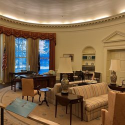 Jimmy Carter Presidential Library - Oval Office when Carter was in office