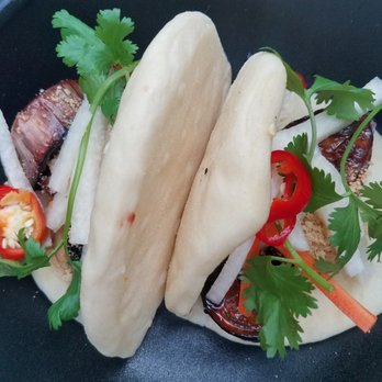 BiXi Beer - Eggplant Bao - Asian Fusion Near Me - Chicago, Illinois BiXi Beer - Eggplant Bao - Asian Fusion Near Me - Chicago, Illinois